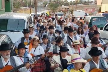 Romería popular en El Caracol (Foto Francisco Javier Santana)